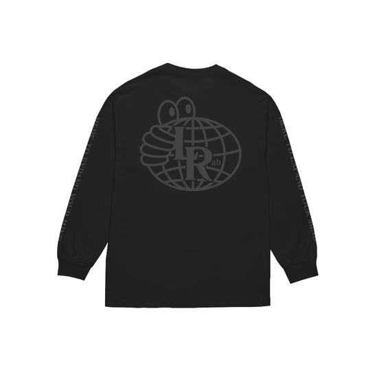 LAST RESORT ATLAS MIND LS TEE BLACK GREY