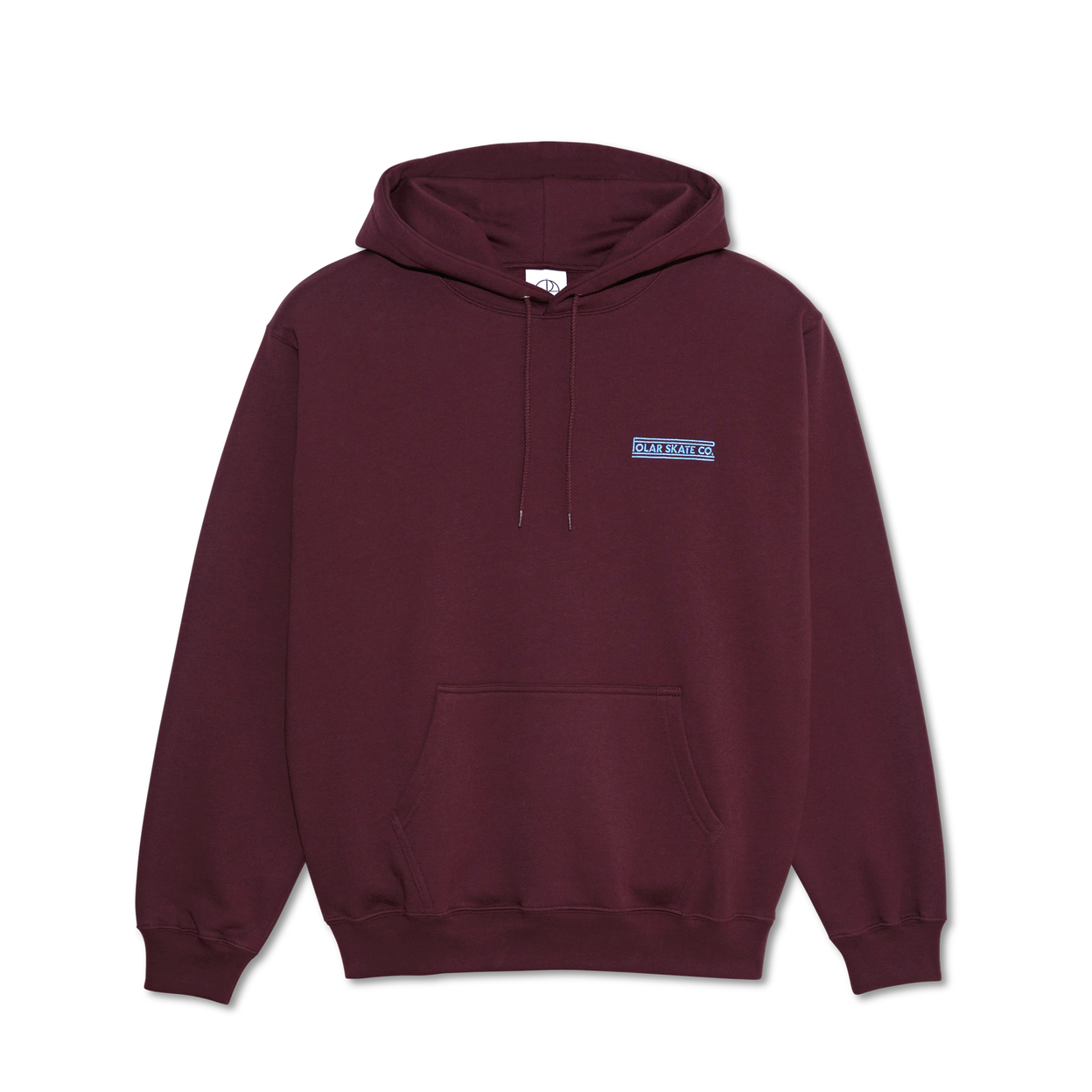 POLAR SKATE CO STRETCH LOGO DAVE HOODIE DARK WINE – Rumor Boardshop