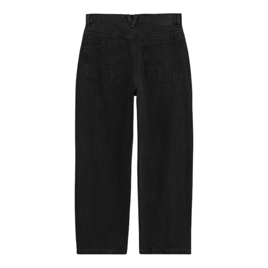 VANS BOYS CHECK-5 LOOSE DENIM PANT BLACK