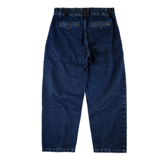 MAGENTA LOOSE PANT BLUE DENIM