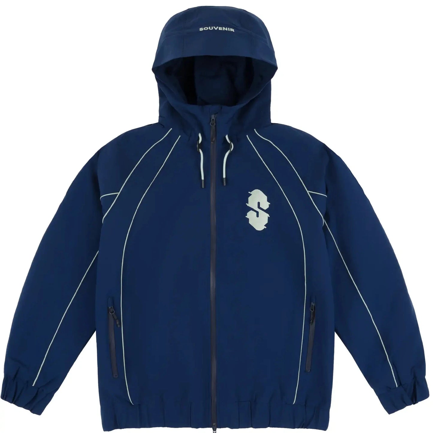 SOUVENIR INSULATED TRACK JACKET NAVY