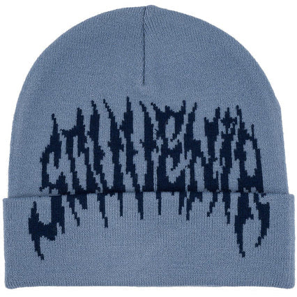 SOUVENIR DIRTY CUFF BEANIE BLUE FOG