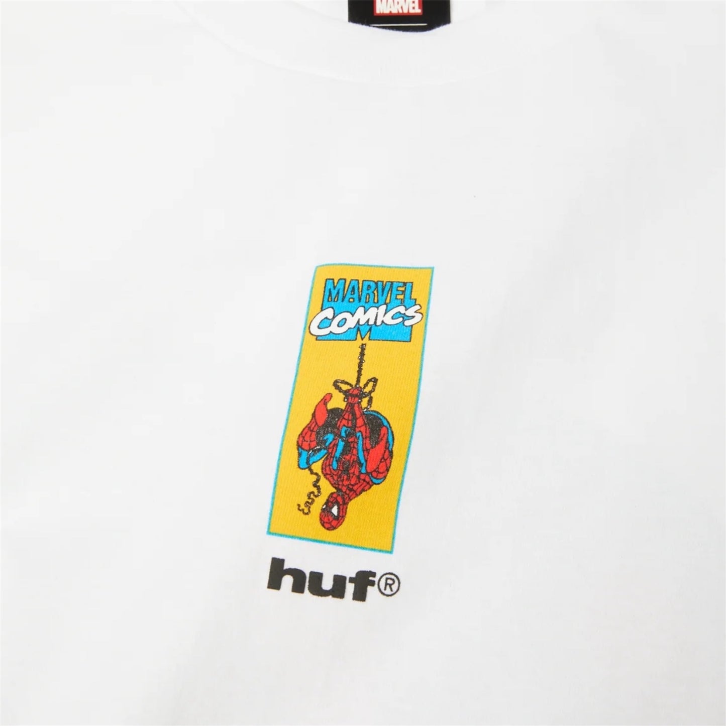 HUF UPSIDE DOWN SS TEE WHITE