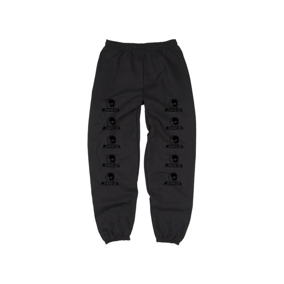 SKULL SWEATPANT TWO-TONE BLACKOUT