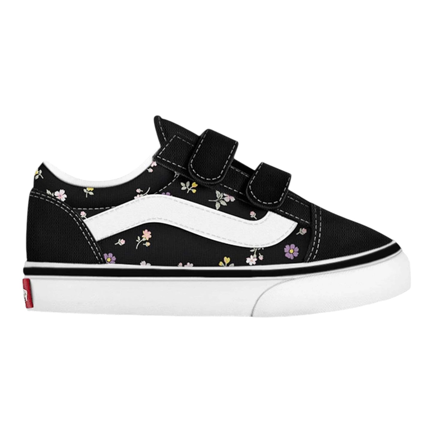 VANS OLD SKOOL V DITSY FLORAL BLACK SUNSET BLUSH