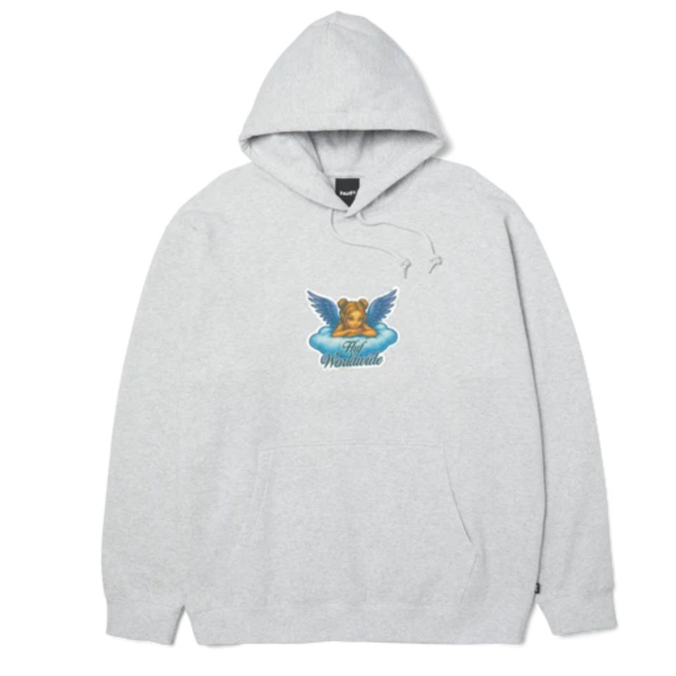 HUF BLISS PO HOODIE HEATHER GREY