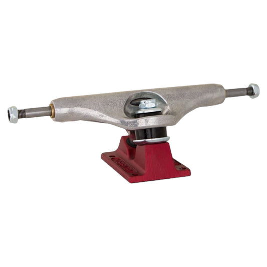 INDEPENDENT STAGE 11 HOLLOW SILVER ANO RED TRUCKS