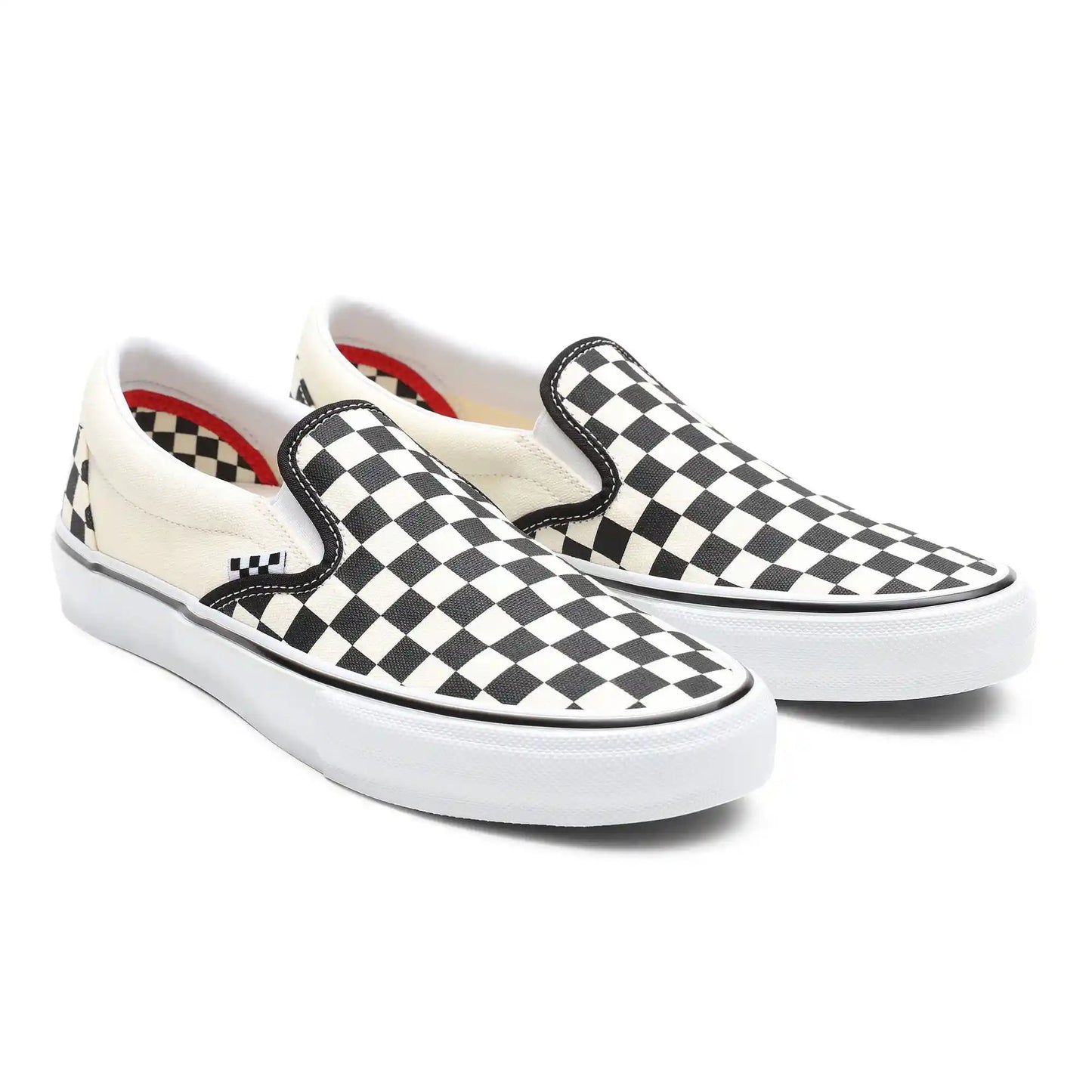 VANS SKATE SLIP ON CHECKERBOARD NOIR/BLANC COFFRE