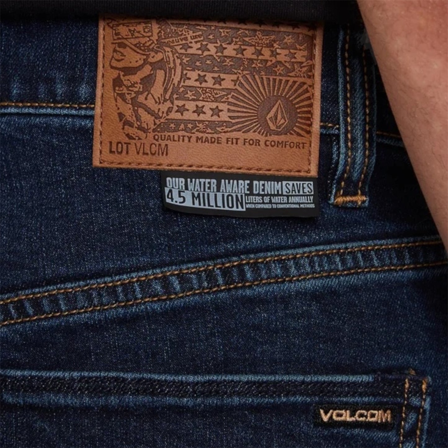 VOLCOM SOLVER DENIM DMB