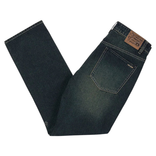 VOLCOM SOLVER MODERN FIT DENIM PANTS OLD BLACKBOARD