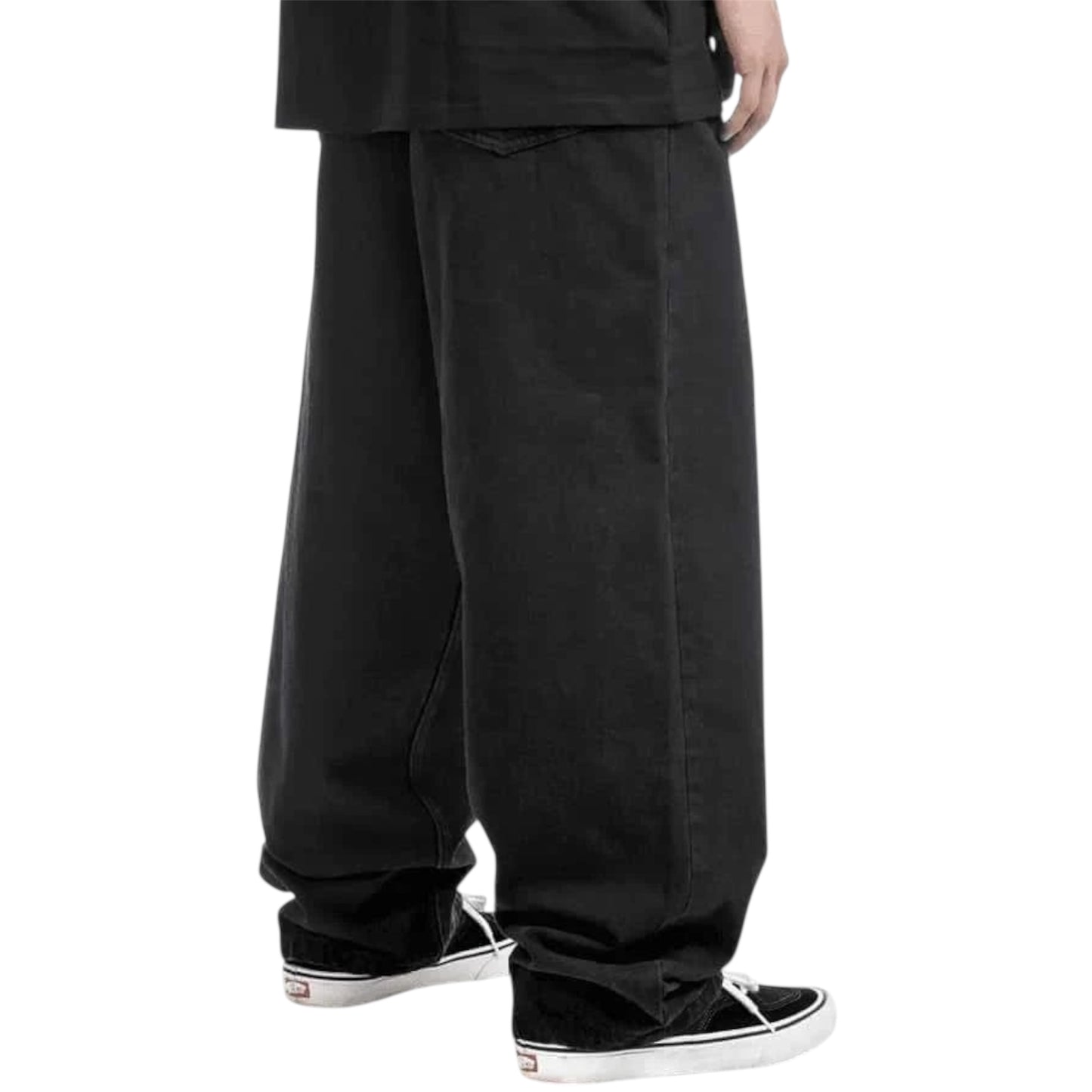 VANS CHECK-5 BAGGY DENIM PANT BLACK