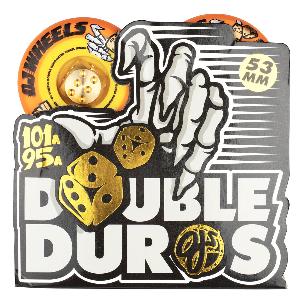 OJ DOUBLE DURO ORANGE/YELLOW WHEELS 101A/95A