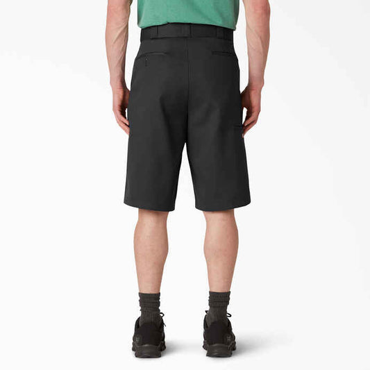 DICKIES 13” LOOSE FIT TWILL WORK SHORTS BLACK