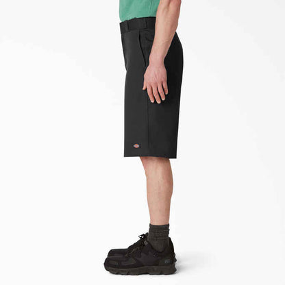 DICKIES 13” LOOSE FIT TWILL WORK SHORTS BLACK