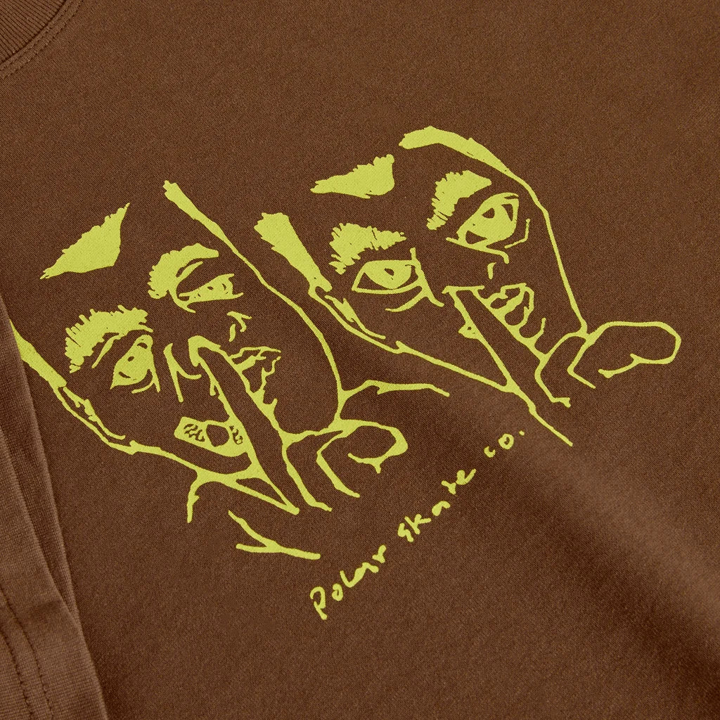 POLAR BOOGERS TEE WALNUT