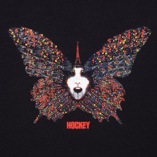 SWEAT À CAPUCHE HOCKEY FEU D'ARTIFICE NOIR