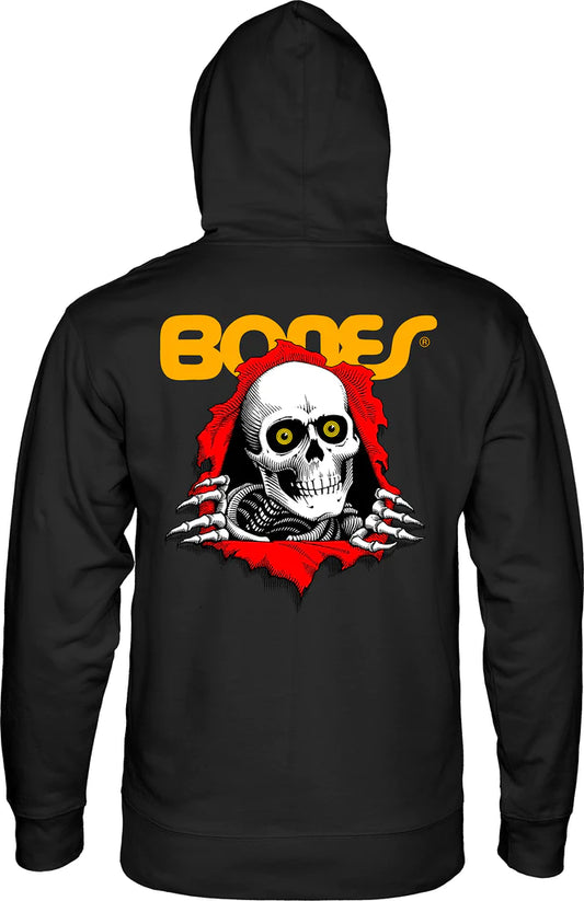 POWELL PERALTA RIPPER MID WEIGHT HOODIE BLACK