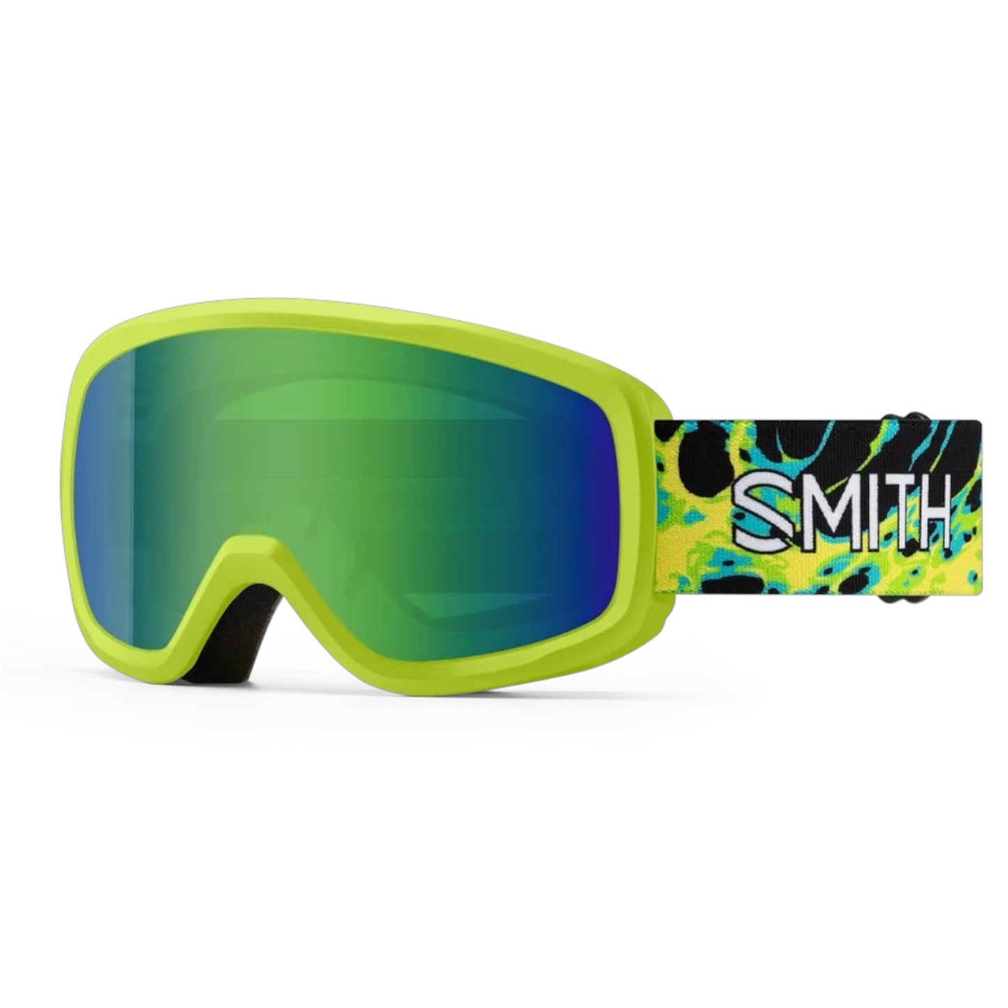SMITH SNOWDAY ELECTRIC LIME SLIME GREEN SOL-X MIRROR