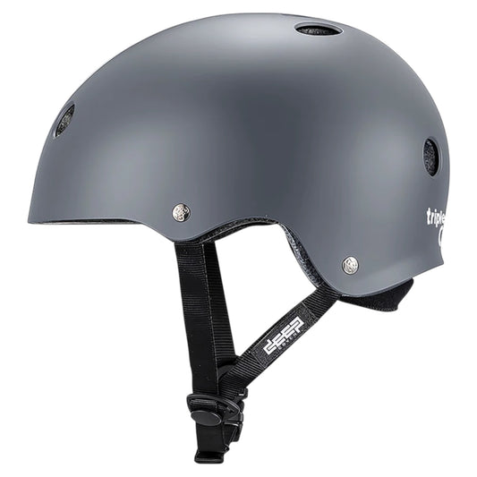 TRIPLE EIGHT DEEP COVER HELMET MATTE GRAY