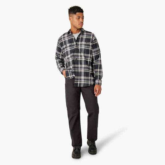 DICKIES FLEX FLANNEL RELAXED BLACK/GREY/MULTI