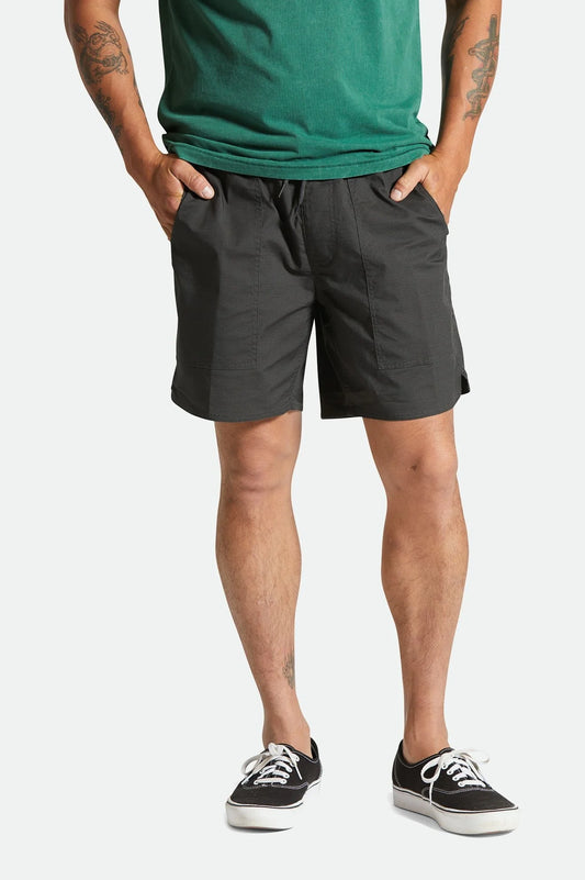 BRIXTON EVERYDAY COOLMAX SHORT WASHED BLACK