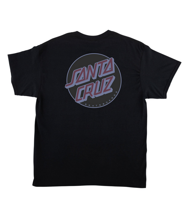 SANTA CRUZ OTHER DOT TEE BLACK MIDNIGHT