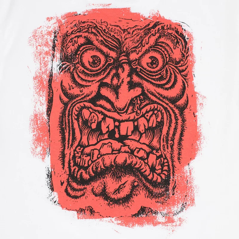 SANTA CRUZ ROSKOPP BLOCK FACE TEE WHITE