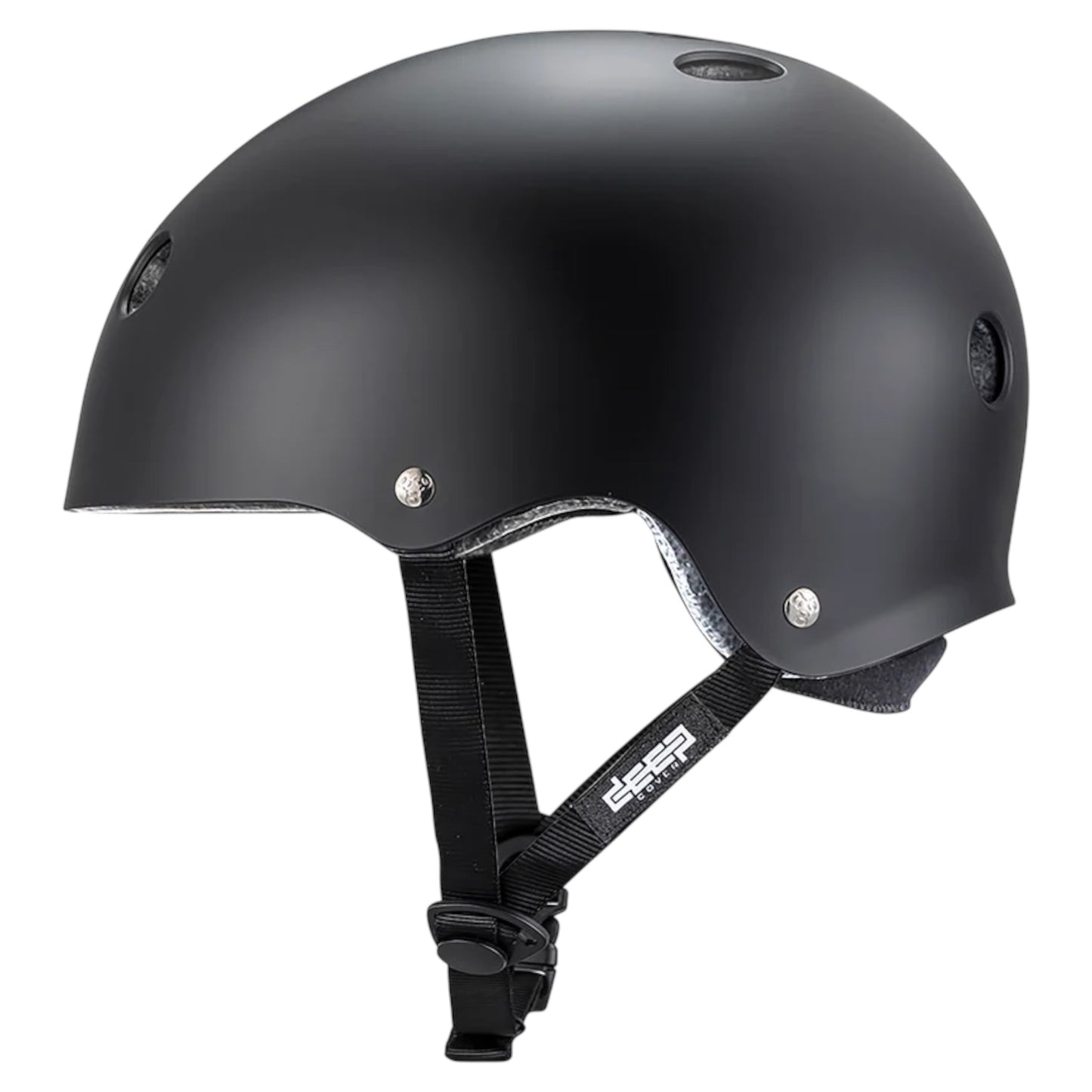 TRIPLE EIGHT DEEP COVER MATTE BLACK HELMET