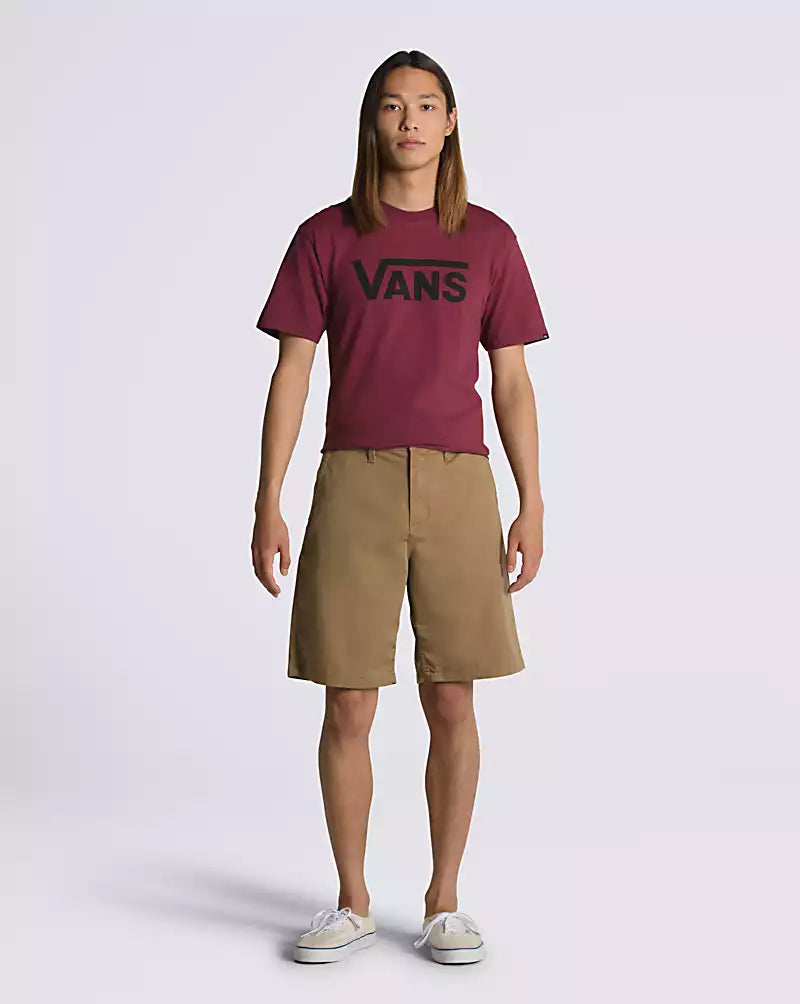 VANS AUTHENTIC CHINO RELAXED FIT SHORT DIRT HEATHER