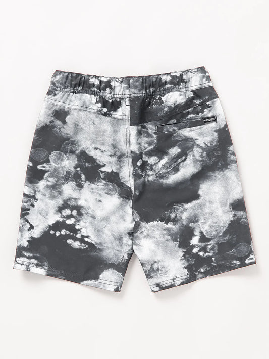 VOLCOM ASPHALT BEACH EW HYBRID SHORTS BLACK/WHITE