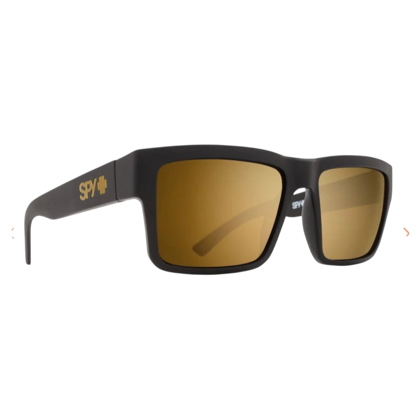 SPY MONTANA SOFT MATTE BLACK HAPPY BRONZE GOLD SPECTRA