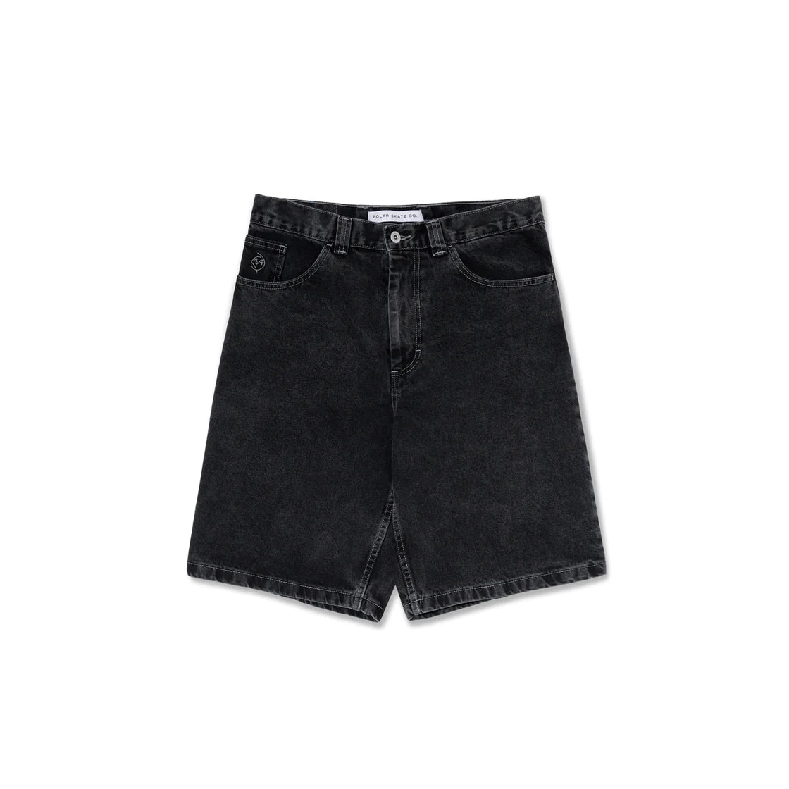 POLAR BIG BOY SHORTS SILVER BLACK