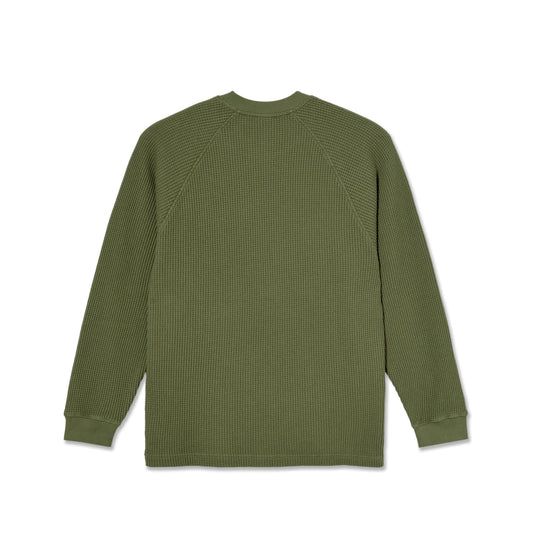 T-SHIRT À MANCHES LONGUES POLAR DAN VERT ARMÉE