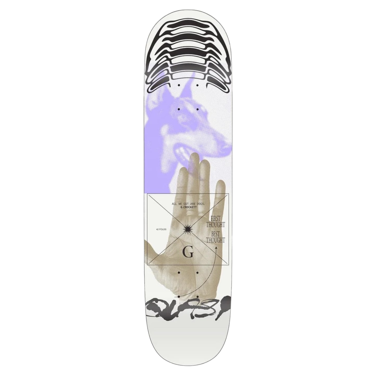 QUASI CROCKETT THOUGHTS DECK 8.5