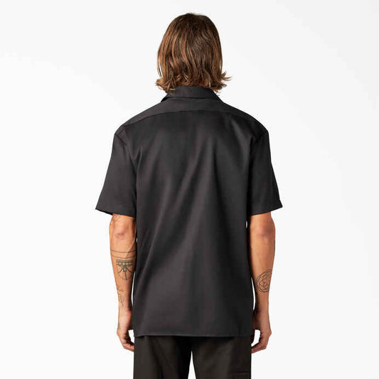 DICKIES CHEMISE DE TRAVAIL EN TWILL À MANCHES COURTES RELAXED NOIR