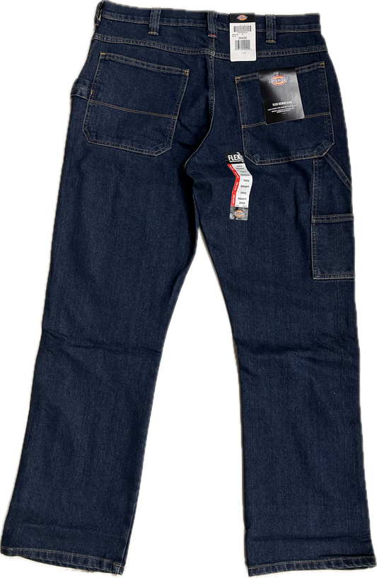 DICKIES FLEX UTILITY DENIM JEAN DARK WASH REGULAR FIT