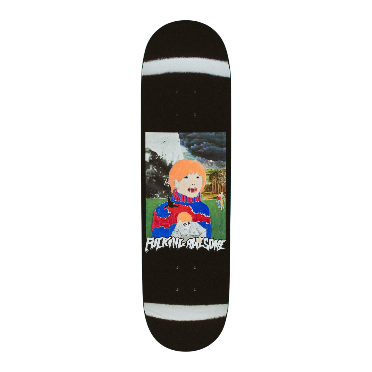 FUCKING AWESOME AIDEN MACKEY PAINTED AIDEN DECK 8.44