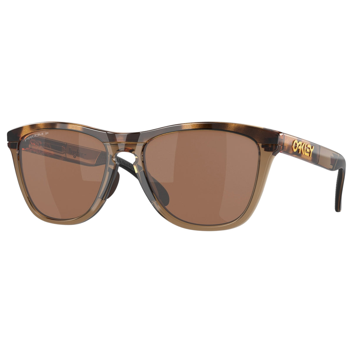 OAKLEY FROGSKINS RANGE A BROWN TORTOISE BROWN SMOKE PRIZM TUNGSTEN