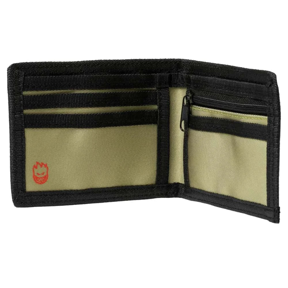 SPITFIRE CLASSIC 87 SWIRL BIFOLD WALLET TAN BLACK