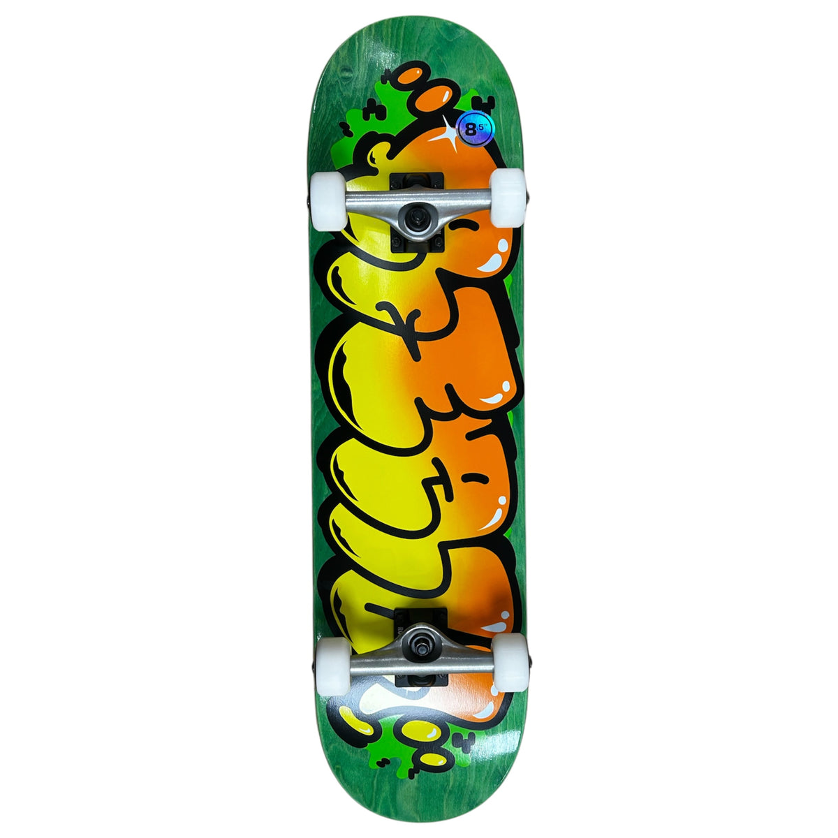 REAL BUBBLE LETTER GREEN COMPLETE 8.5