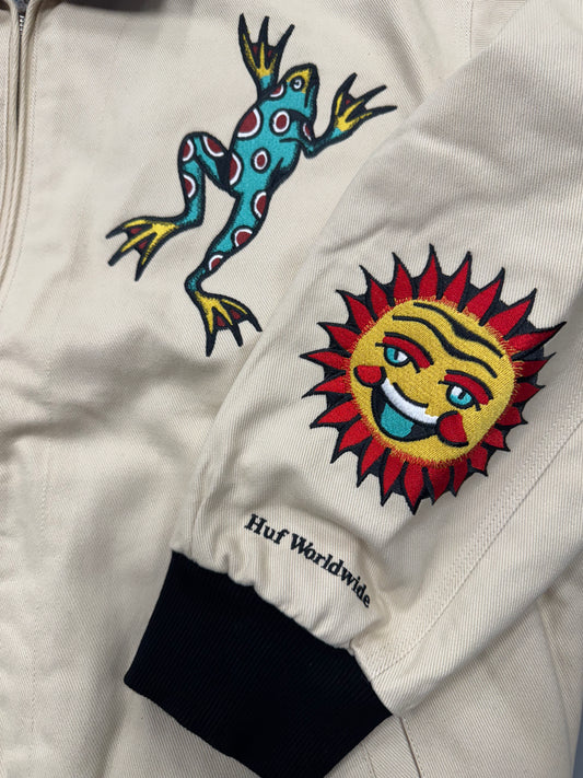 HUF BLEDSOE WORK JACKET NATURAL