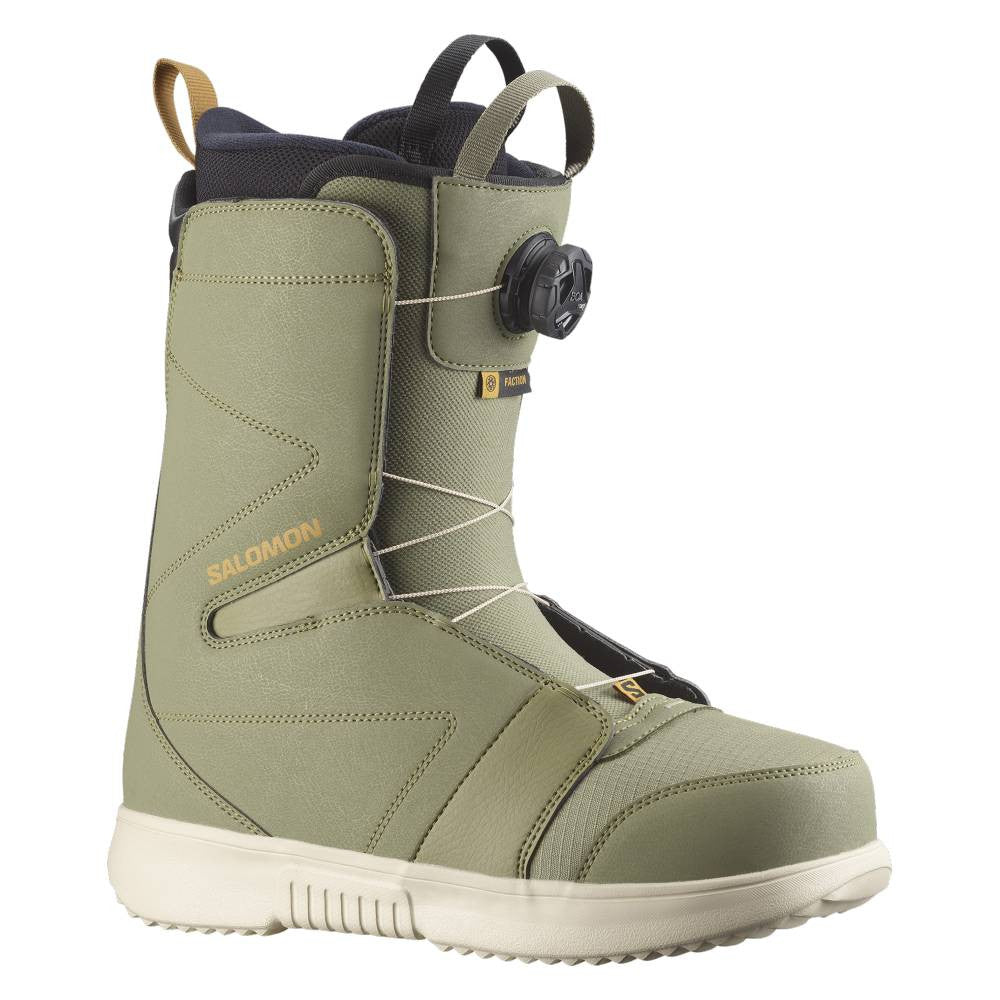 SALOMON FACTION BOA DEEP LICHEN GREEN RAINY DAY BLACK 2026