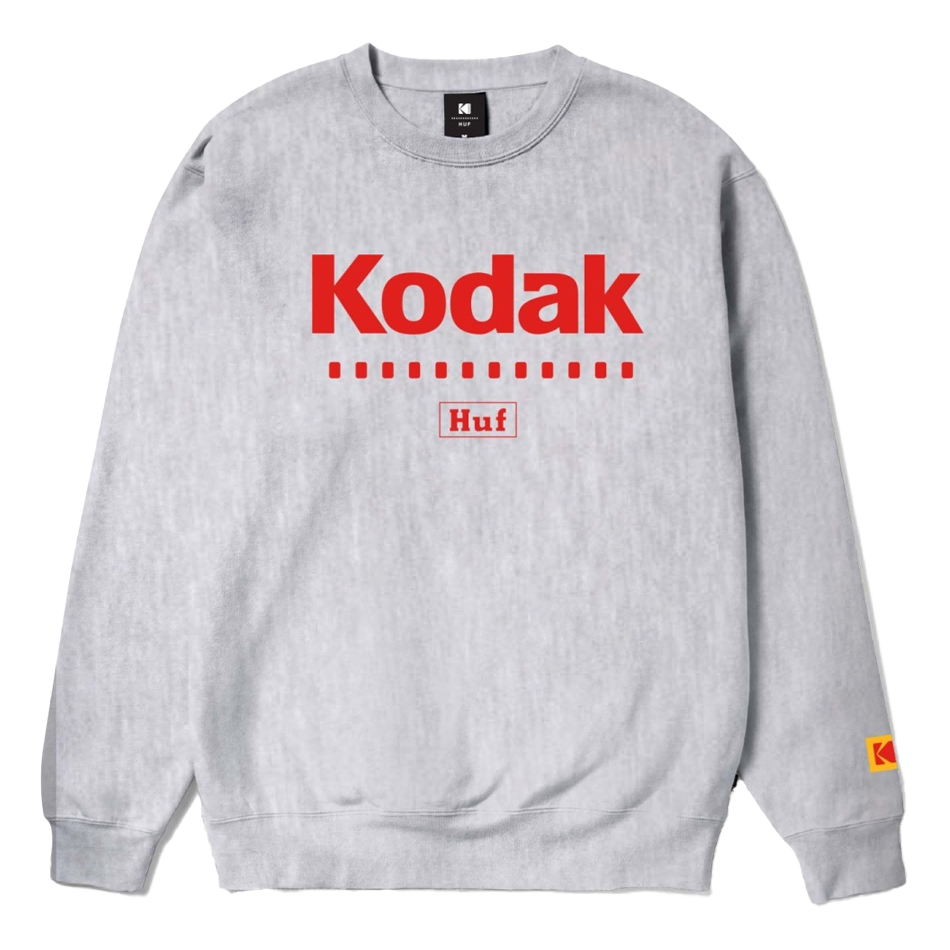 HUF GOLDEN HOUR CREWNECK ASH