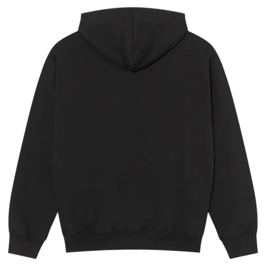 POLAR DAVE SURF LOGO HOODIE BLACK