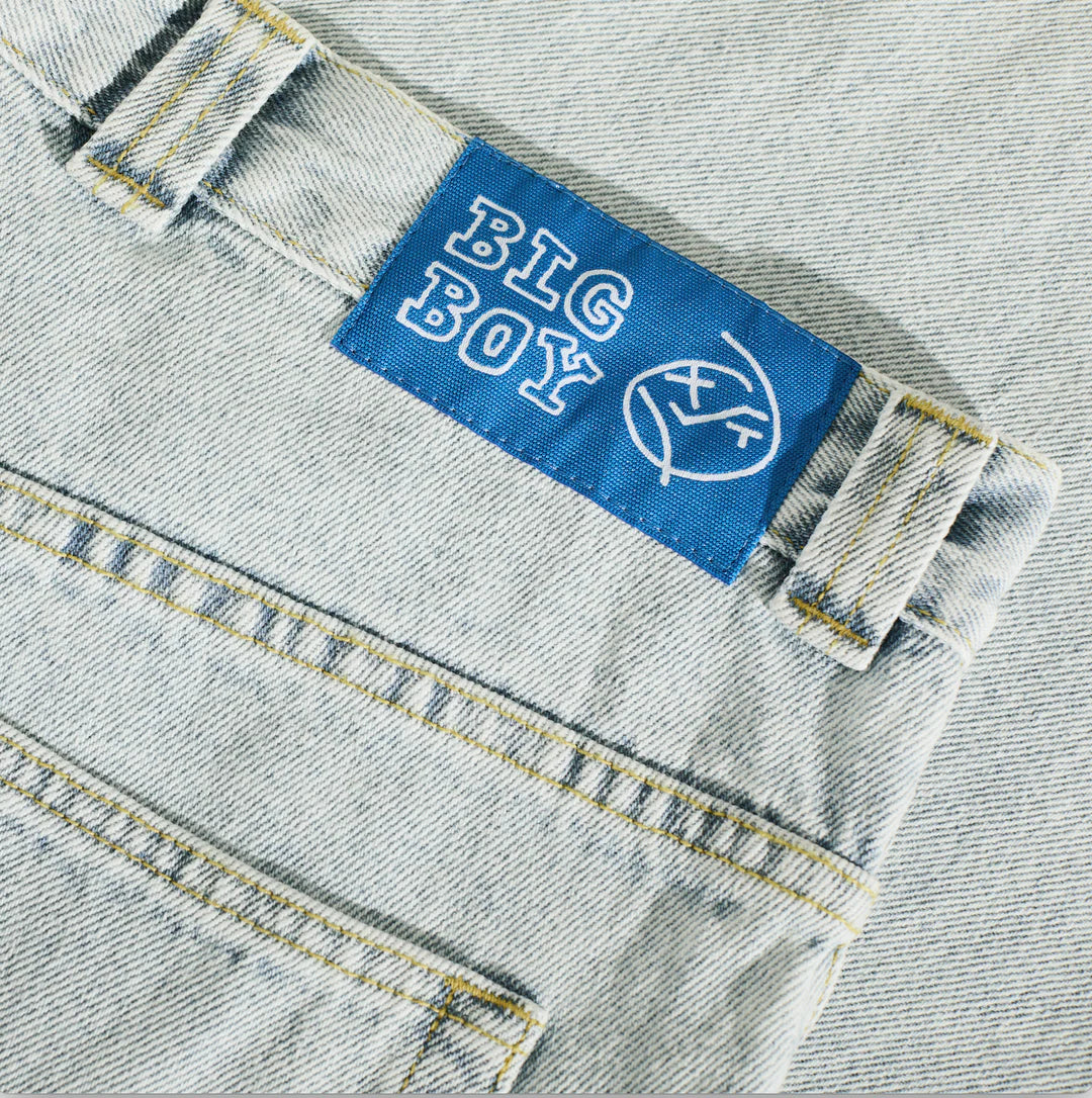 POLAR BIG BOY OG LOGO PANTS LIGHT BLUE