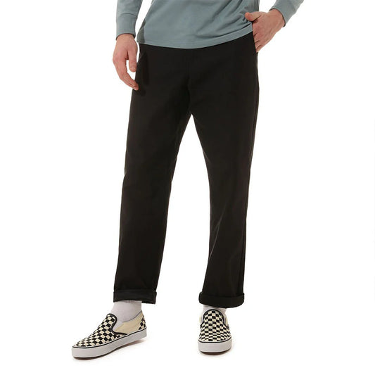 VANS AUTHENTIC CHINO GLIDE PRO RELAXED FIT PANTS BLACK