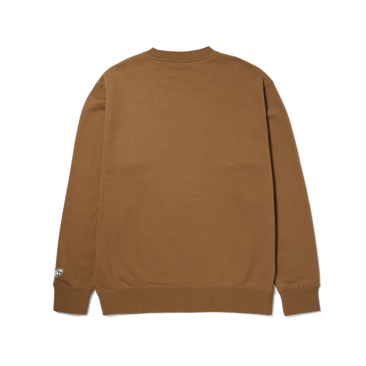 HUF HELL RAZOR CREWNECK CAMEL