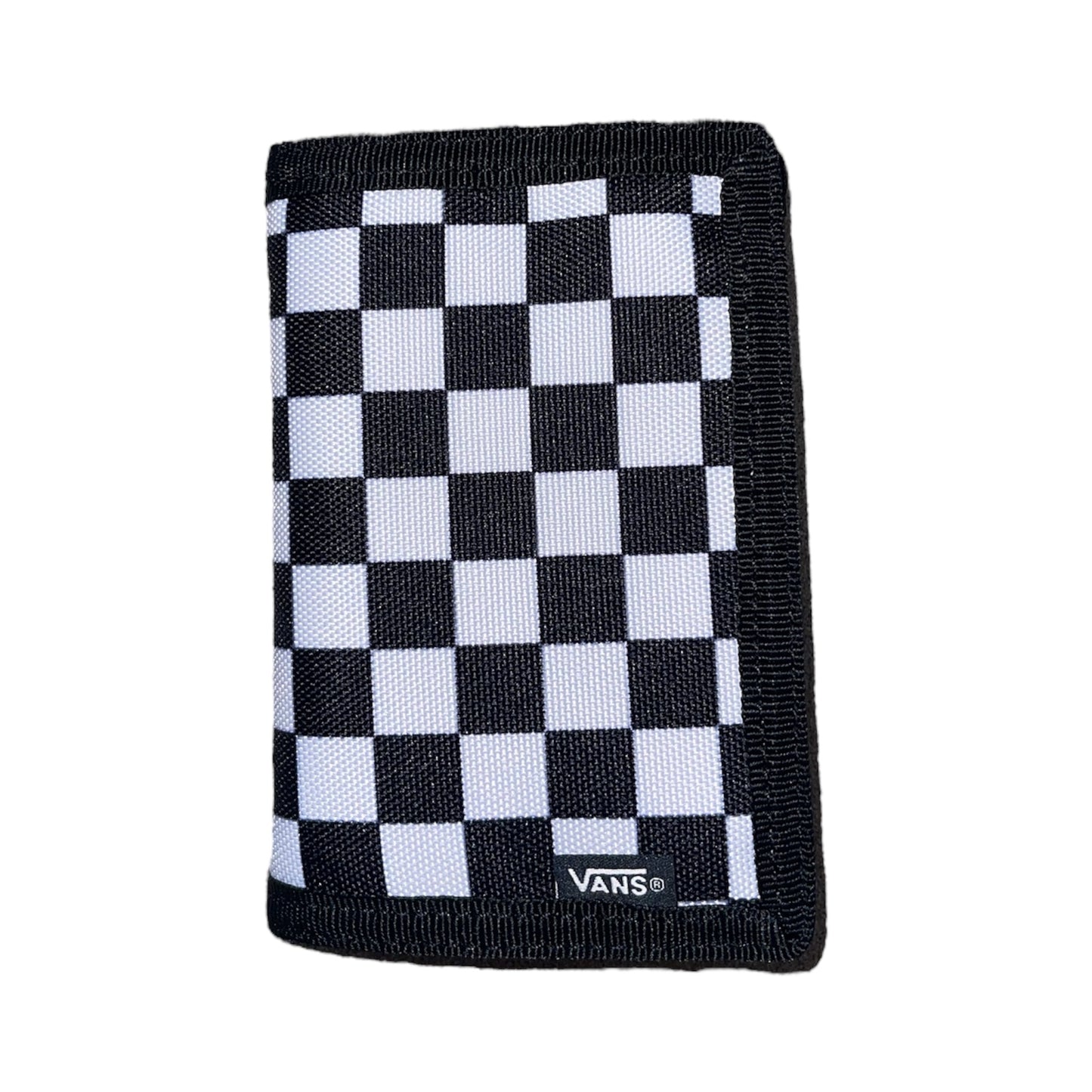 PORTEFEUILLE VANS GLISSÉ NOIR/BLANC DAMIER