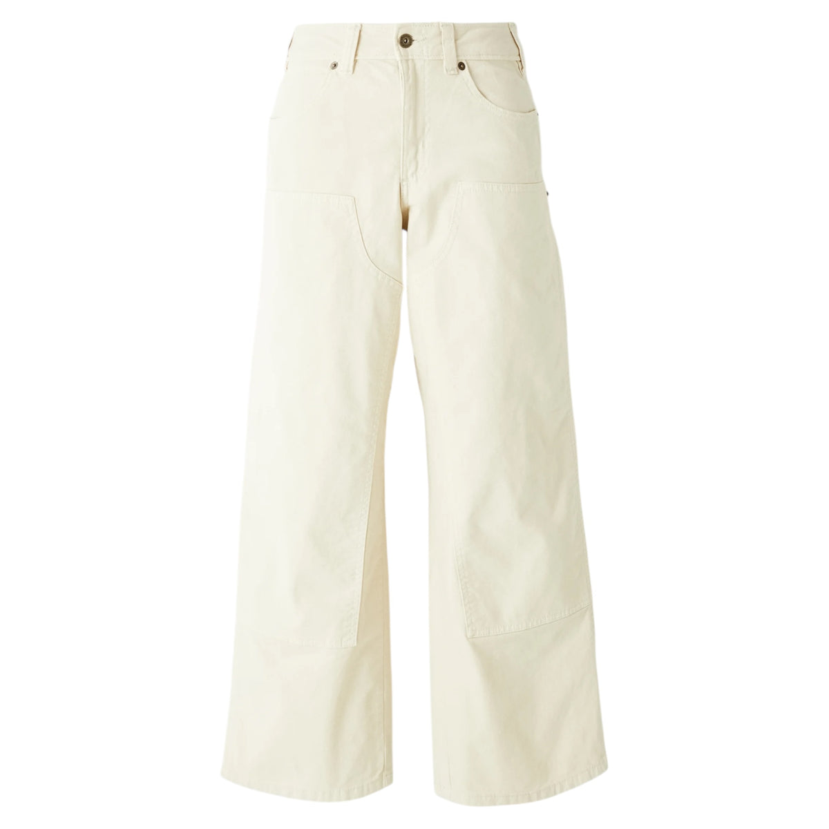 DICKIES WOMENS RIVER RANCH DOUBLE KNEE PANT WHITECAP GREY