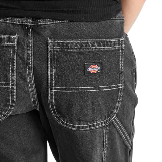 DICKIES WOMENS HERNDON DENIM PANT BLACK WASH